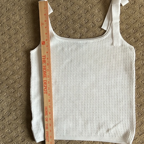 NWOT Ann Taylor Sweater Bow Sleeve Tank - Picture 4 of 8